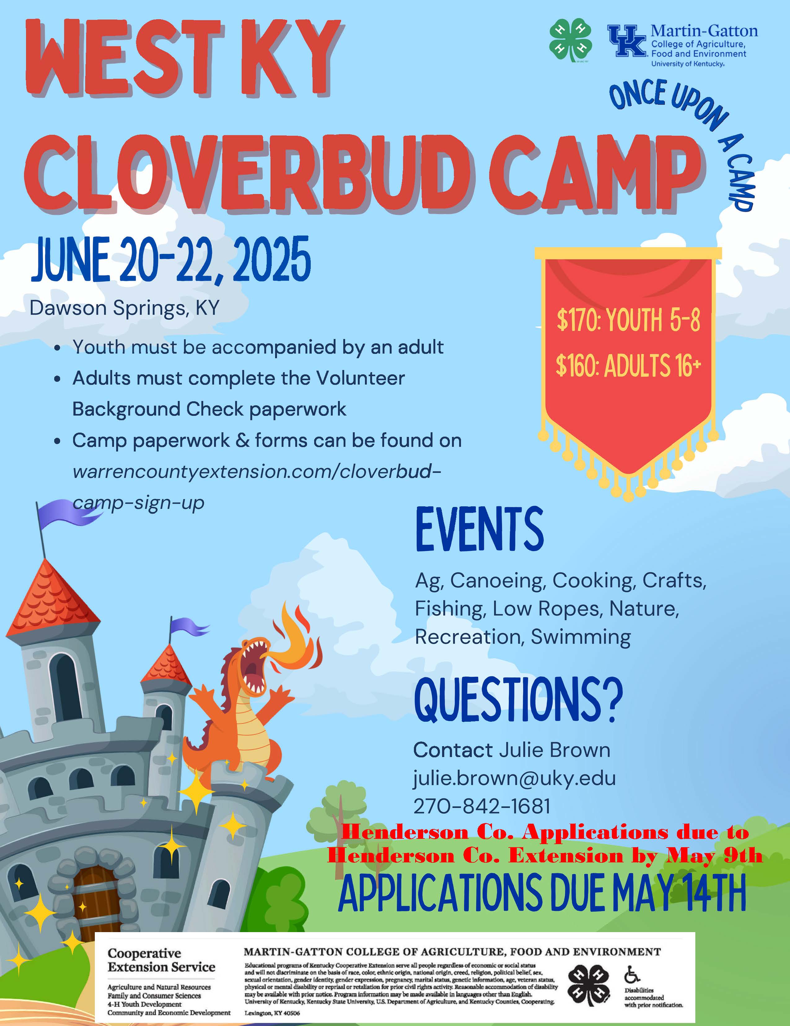 Cloverbud Camp Flyer