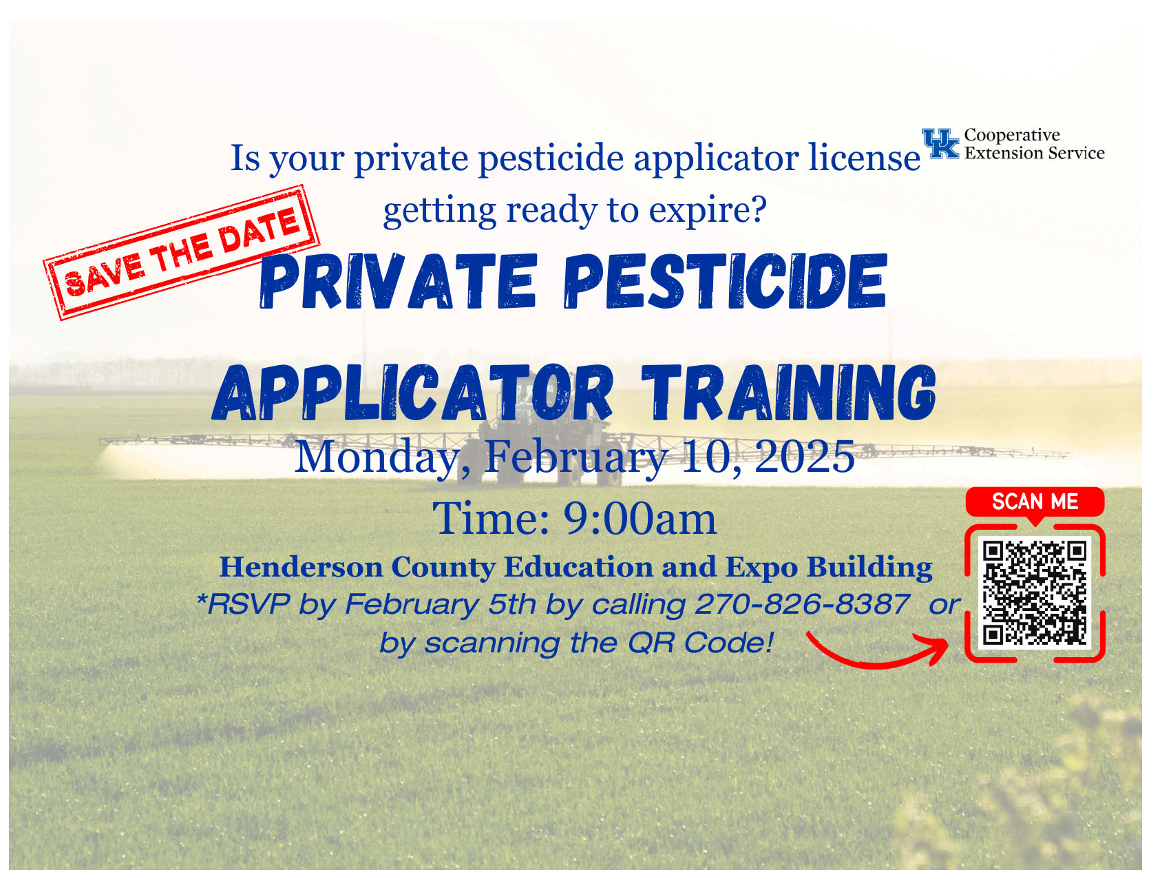 Private Pesticide Applicator Training